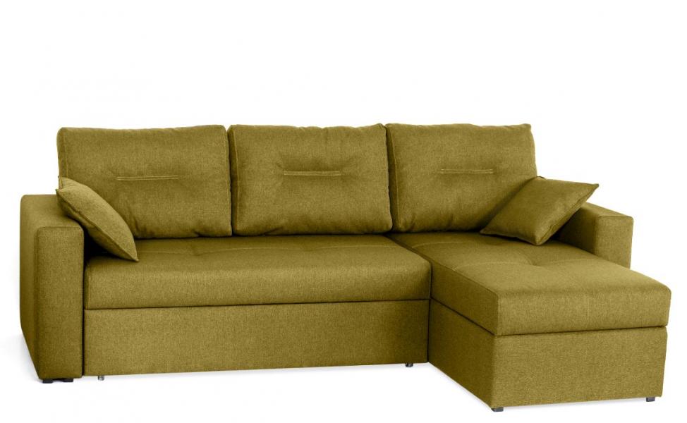  Диван угловой   ТОРОНТО Золотистый  (Golden Yellow) 